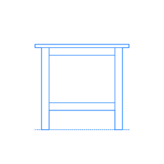 Furniture Side Tables Ikea Hemnes Side Table Laser Cut Svg File, Free Vectors File